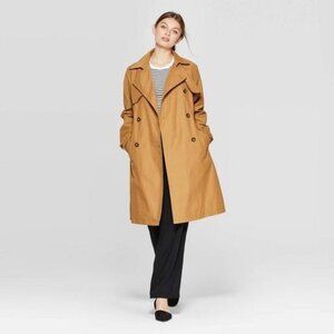 Women's Trench Coat Tan, various sizes available, Large